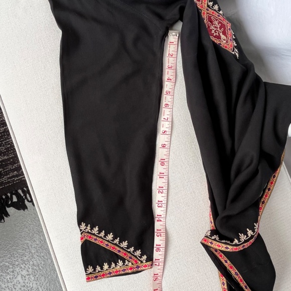 Tunic/dress, or beach/pool cover-up, black, viscose/cotton, XL. - Picture 14 of 15